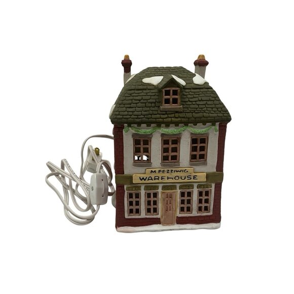 Dept. 56 Dickens' Village Series Fezziwig's Warehouse Christmas Decor Village - Picture 2 of 10